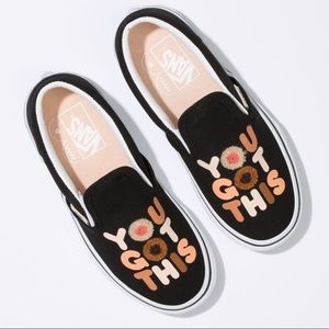 VANS SLIP ON “YOU GOT THIS” BREASTCANCER AWARENESS
